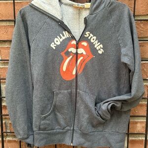 Gray Rolling Stones Women's Hoodie